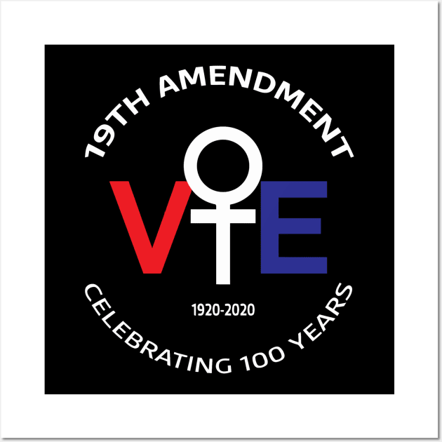 Celebrating 19TH Amendment Wall Art by subuhansik